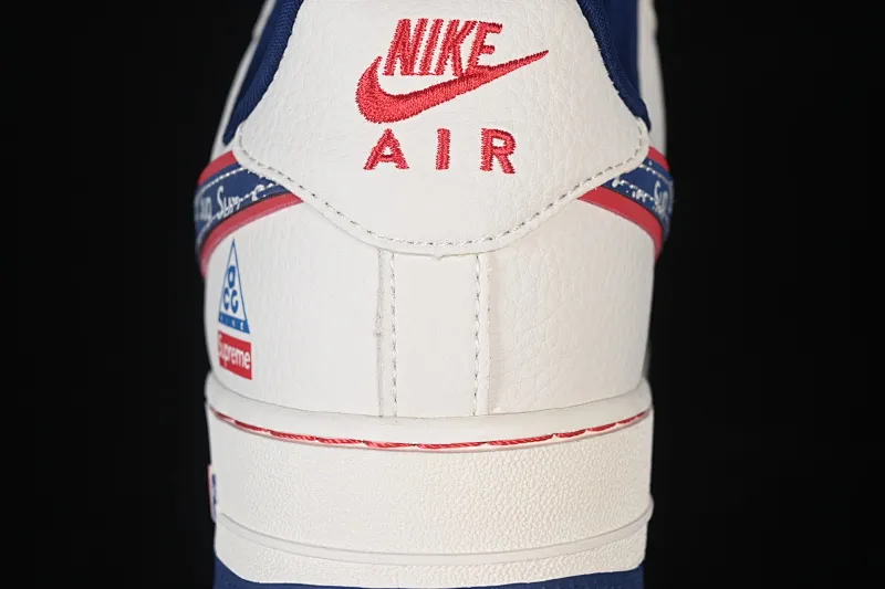 All categories Nk Air Force 1 Air Force series Nk Air Force 1 Low Air Force low-top Nike Air Force 1'07 Low Sup joint white, red and blue three small hooks Air Force 1 low-top casual sneakers DD1982-328